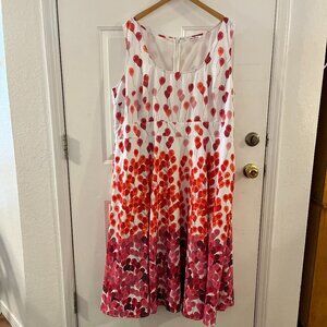 eSakti Woman's Plus-Size Balloon Summer/Beach Maxi Dress Sz 28